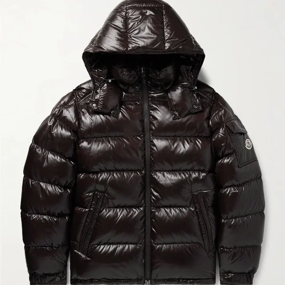 Moncler Glossy Dark Puffer Jacket
